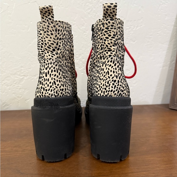 Leopard platform boots - Picture 4 of 7